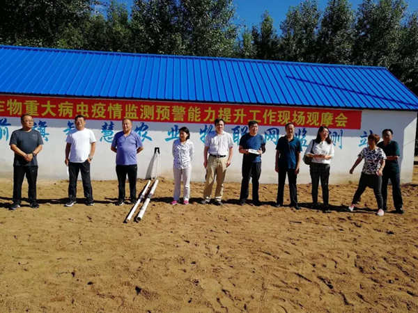 內(nèi)蒙古全區(qū)農(nóng)作物重大病蟲疫情監(jiān)測預(yù)警能力提升現(xiàn)場觀摩會召開，『托普技術(shù)』驚艷塞北